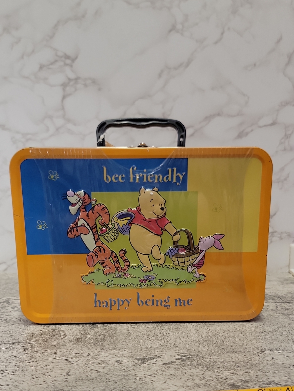 Vintage Disney Winnie the Pooh Oversized Tin Lunch Box